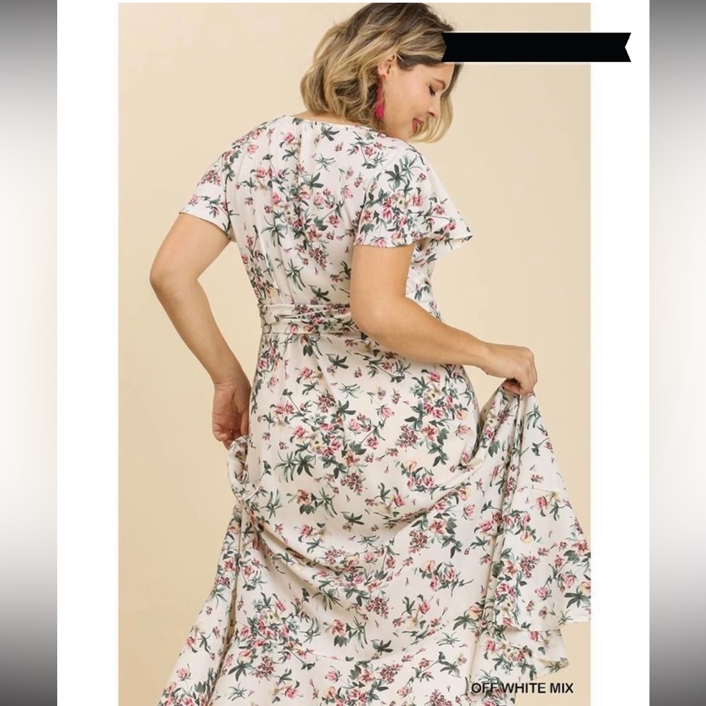 Floral Wrapped Maxi Dress